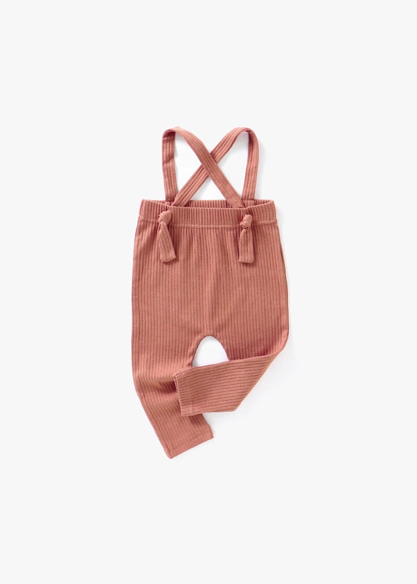 Ribbed Suspender | Terracotta